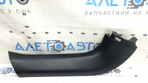 Left trunk door trim for Toyota Venza 21-24, black, scratches, scuffs, broken fastener