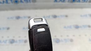 2019 Audi Q8 e-tron smart key - 4 buttons, matte finish with chrome buttons, housing is torn, cracked, worn