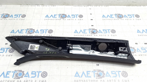 Upper left front pillar trim for Audi E-Tron 19-23, black, under the tweeter
