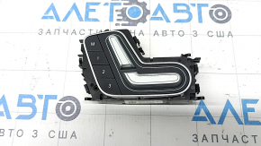 Seat control with memory, front left, Mercedes A-class V177 19-22, black with chrome