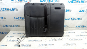 Right rear seat backrest for Audi E-Tron 19-23, dark gray leather, with belt