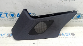 Rear pillar trim behind the upper left window, Audi E-Tron 19-23, gray, under the speaker, Quattro