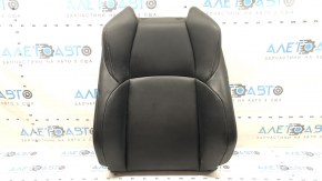 Driver's seat back upholstery for Toyota Venza 21-24, black leather, heated, perforated