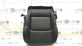 Toyota Venza 21-24 passenger seat cushion upholstery, black leather, heated, cleanable