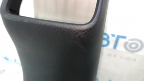 Rear center console trim Hyundai Elantra AD 17-20 black, under cup holders, scratches,
