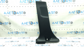 Lower left center pillar trim for Toyota Venza 21-24, black, scratches, broken mount