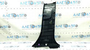 Lower left center pillar trim for Toyota Venza 21-24, black, scratches, broken mount