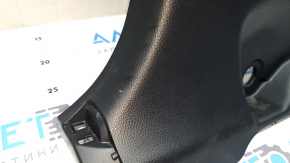 Lower left center pillar trim for Toyota Venza 21-24, black, scratches, broken mount