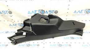 Lower left rear pillar trim for Toyota Venza 21-24, black, scratches, broken fasteners, dented