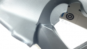 Lower left rear pillar trim for Toyota Venza 21-24, black, scratches, broken fasteners, dented