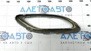 Left exhaust trim for Mercedes A-class V177 19-22 chrome