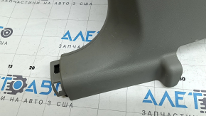 Center pillar trim lower left Buick Encore 13-16 gray, broken mount