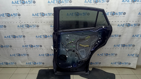 Toyota Venza 21-24 right rear door assembly, blue 8x8, keyless, bumper