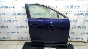 Toyota Venza 21-24 front right door assembly, blue 8x8, keyless, dents, scratches