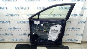 Toyota Venza 21-24 front right door assembly, blue 8x8, keyless, dents, scratches