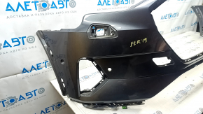 Bare front bumper for Audi E-Tron 19-23 with parking sensors and Park Assist, Quattro, graphite LZ7S, without plugs