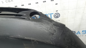 Toyota Venza 21-24 front bumper lip: structure, scratches, scuffs, tears, broken fasteners