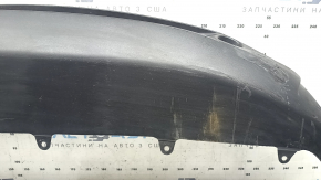 Toyota Venza 21-24 front bumper lip: structure, scratches, scuffs, tears, broken fasteners