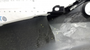 Toyota Venza 21-24 front bumper lip: structure, scratches, scuffs, tears, broken fasteners