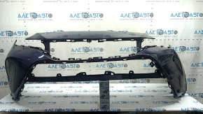 Front bumper bare Toyota Venza 21-24 for parking sensors Limited, XLE, blue 8X8, worn, dented