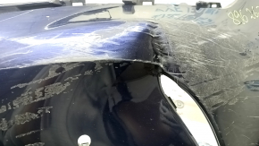 Front bumper bare Toyota Venza 21-24 for parking sensors Limited, XLE, blue 8X8, worn, dented
