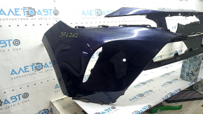 Front bumper bare Toyota Venza 21-24 for parking sensors Limited, XLE, blue 8X8, worn, dented