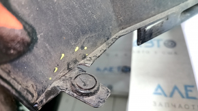 Front bumper bare Toyota Venza 21-24 for parking sensors Limited, XLE, blue 8X8, worn, dented