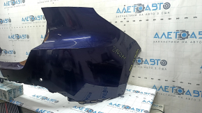 Bare rear bumper for Toyota Venza 21-24 with parking sensors, Limited, XLE, blue, scratches, missing fragment, broken mount