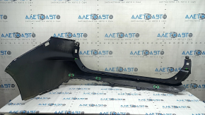 Bare rear bumper for Toyota Venza 21-24 with parking sensors, Limited, XLE, blue, scratches, missing fragment, broken mount