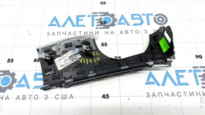 Left front panel trim for Mercedes A-class V177 19-22, silver with backlight