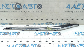 Upper left front bumper molding for Toyota Venza 21-24, chrome, sand, broken fasteners
