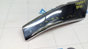 Lower left front bumper molding for Toyota Venza 21-24, chrome, sand, scratches, cracked chrome