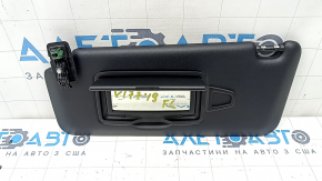 Left visor for Mercedes A-class V177 19-22 black