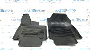 Set of floor mats for Toyota Venza 21-24, black rubber