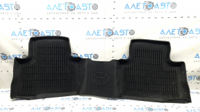 Set of floor mats for Toyota Venza 21-24, black rubber