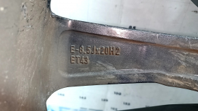 Wheel R20 8.5J ET:43 Audi A6 C8 19-24 style C1S light curb, corrosion