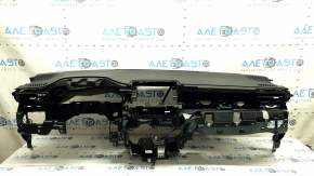 Toyota Venza 21-24 black dashboard with airbag and gray trim