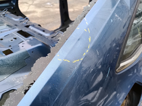 Quarter wing rear right VW Jetta 19-26 on the body, blue, dents