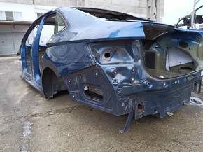 Quarter wing rear left VW Jetta 19-26 on the body, blue, dents