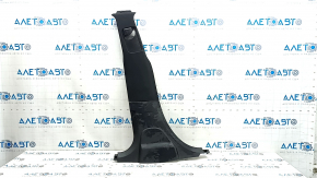 Left center pillar trim, belt, Dodge Charger 11-23, black, scratches