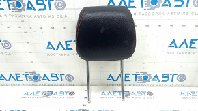 Mercedes A-class V177 19-22 driver's seat headrest, black leather with red stitching
