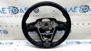 Toyota Venza 21-24 black leather steering wheel without heating, with steering wheel computer, scratches