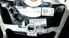 Toyota Venza 21-24 black leather steering wheel without heating, with steering wheel computer, scratches