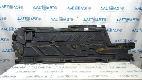 Right underbody protection for Mercedes A-class V177, 19-22 cracks