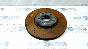 Front left brake disc for Mercedes A-class V177 19-22 with perforation 330/30 mm