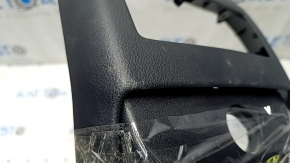 Lexus RX350 RX450h 16-22 black rear center console trim, cigarette lighter mount, no heated seats, broken fasteners, scratches