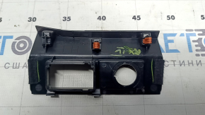 Upper center console trim for Lexus RX350 RX450h 16-22 black, under the cigarette lighter