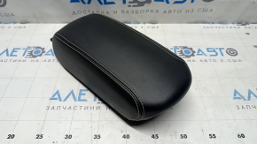 Jeep Renegade 15-17 center console armrest, black leather, gray stitching