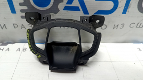 Jeep Compass 17-21 black upper center console trim, under buttons