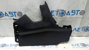 Left side center console trim for Hyundai Santa FE Sport 13-16, black, scratches